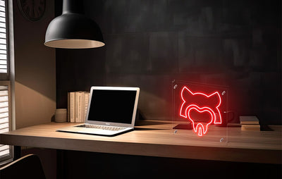 Custom Neon | Wolf of Arches -  18inch Table Top  - Red -  incl Shipping , and 2yrs Warranty