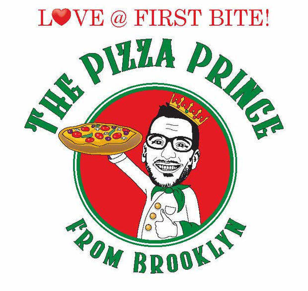 Custom Neon - The Pizza Prince logo  - Green Golden White and Red - 24x22inch - indoor Signs
