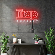 Custom Neon - Trap Therapy - RED - 30x27inch - dimmer and delivery