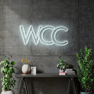 Custom neon - WCC- Cool White - 30x12inch - incl Shipping and 2yrs Warranty