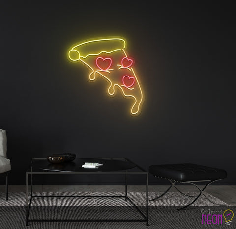 Neon Sign Pizza Wall Decor, Acrylic ArtWork Custom Neon sign,  neon sign, Neon Sign Art, Neon Sign wall decor art, Room Decor