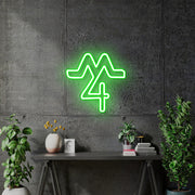 Custom Neon for Lora - M4 - Green -  10" x 10" - dimmer and delivery