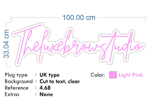 Custom Neon: Theluxebrowst...