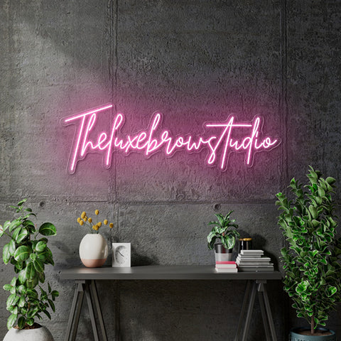 Custom Neon: Theluxebrowst...