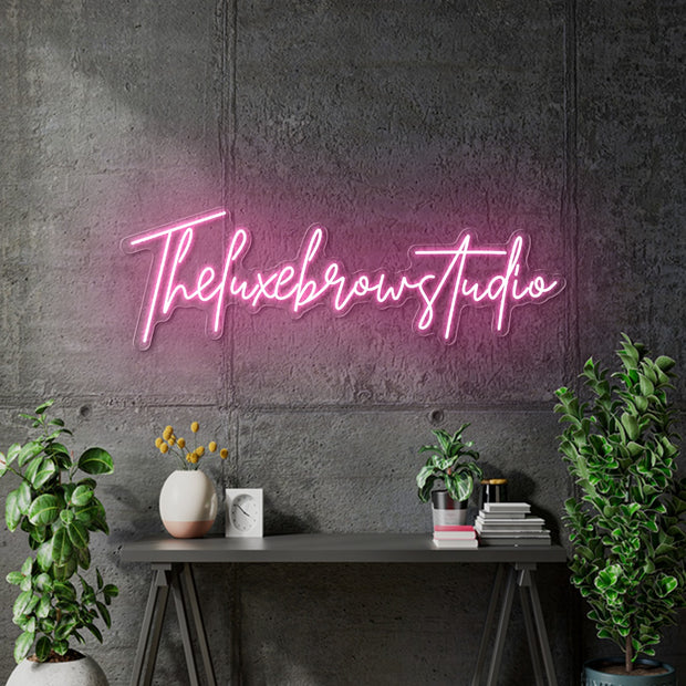 Custom Neon: Theluxebrowst...