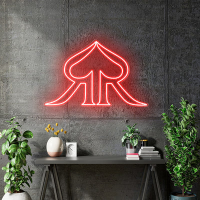 Custom Neon for Carlos - Red - 70x44cm - Remote dimmer and Delivery