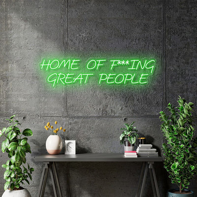 Custom Neon - The James - Green -as per mock ups - indoor Signs