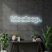 Custom Neon - Blooloop- 100x25cm 1pc UK -  1pc USA  - Delivery and Dimmer included