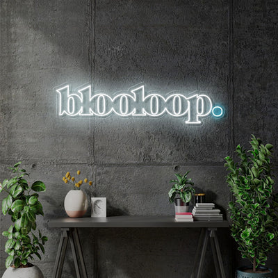 Custom Neon - Blooloop- 100x25cm 1pc UK -  1pc USA  - Delivery and Dimmer included