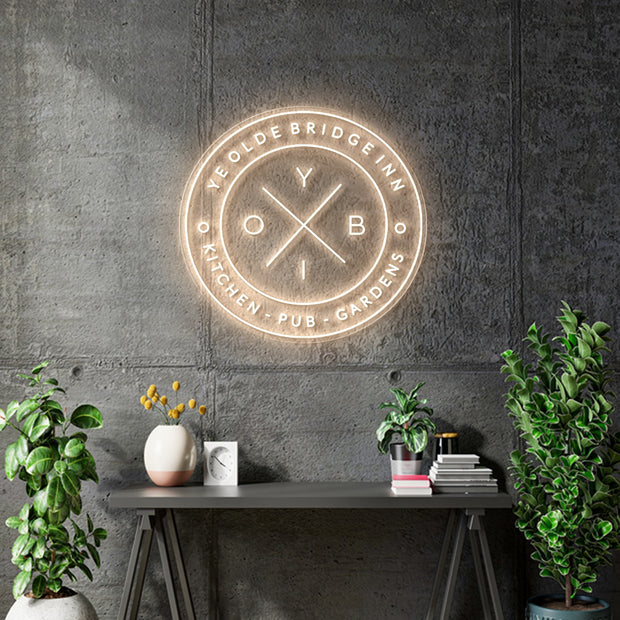 Custom Neon - YOBI neon sign -Warm White 32inc (80cm) - indoor Signs