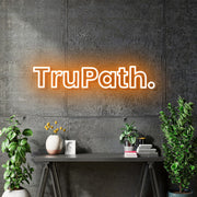 Custom Neon - Trupath -  Orange - 50x10cm  - indoor Signs