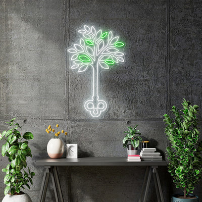 Custom Neon - Tree for Marcus - 100cm x 62cm - Delivery and Dimmer included.