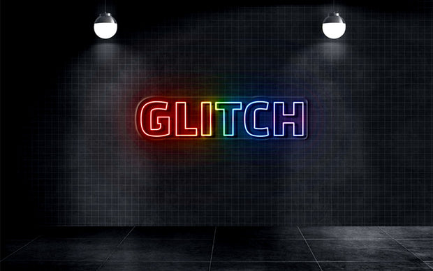 Custom Neons for Kate: GLITCH and 3SIXTY - RGB signs - RUSH PRODUCTION and FAST DELIVERY