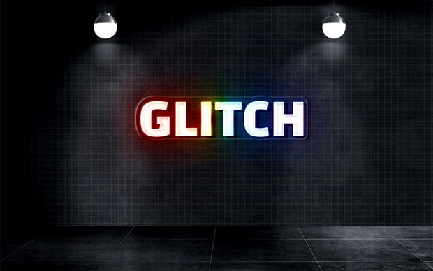 Custom Neons for Kate: GLITCH and 3SIXTY - RGB signs - RUSH PRODUCTION and FAST DELIVERY