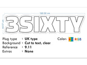 Custom Neons for Kate: GLITCH and 3SIXTY - RGB signs - RUSH PRODUCTION and FAST DELIVERY