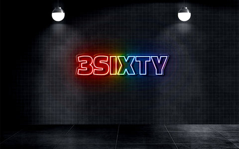 Custom Neons for Kate: GLITCH and 3SIXTY - RGB signs - RUSH PRODUCTION and FAST DELIVERY