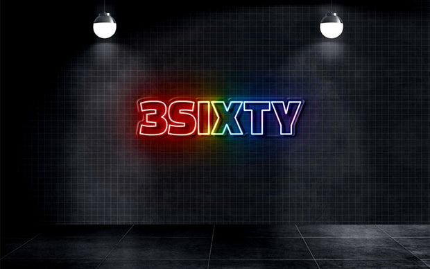 Custom Neons for Kate: GLITCH and 3SIXTY - RGB signs - RUSH PRODUCTION and FAST DELIVERY
