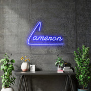 Custom Neon: Lemenon - Colour: Blue - Size: 20 x 13inch