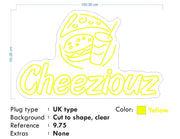 Custom neon Signs - Cheeziouz | Welcome Bristol | Abbz’ys Y’s Wl’s  - incl Shipping and 2yrs Warranty