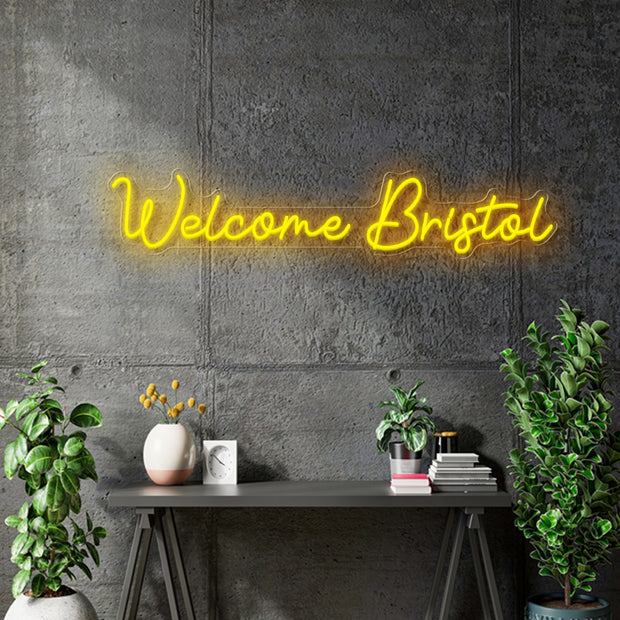 Custom neon Signs - Cheeziouz | Welcome Bristol | Abbz’ys Y’s Wl’s  - incl Shipping and 2yrs Warranty