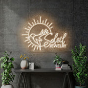 Custom Neon - Soleil Jewellery  -WARM WHITE  -Size: 32 or 24inch   - Remote dimmer and Delivery