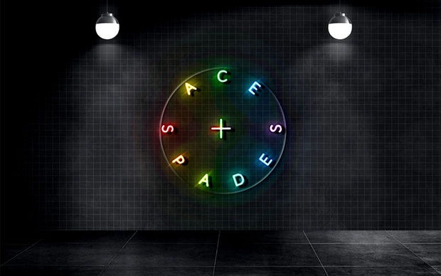 Custom Neons for Amy  - RGBs Multicolour -  65cm  - indoor Signs