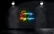 Custom Neons for Amy  - RGBs Multicolour -  65cm  - indoor Signs