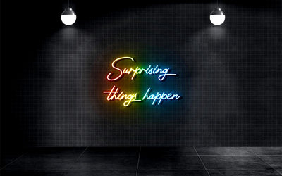 Custom Neons for Amy  - RGBs Multicolour -  65cm  - indoor Signs