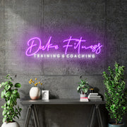 Custom neon - Duke Fitness Training and coaching  - 150cm x 44cm  - incl Shipping and 2yrs Warranty