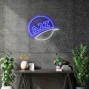 Custom neon -  A2Z Accounting Circle Logo and Full Logos -3 Units of - Full Logo 90cm x 27cm  1 Unit of - Full Logo 70cm x 21cm  2 Units of : Circle logo 40cm x 33cm  Blue and White  - incl Shipping and 2yrs Warranty