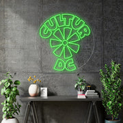Custom neon - CULTUR DC - Size: 120cm - Green - incl Shipping and 2yrs Warranty
