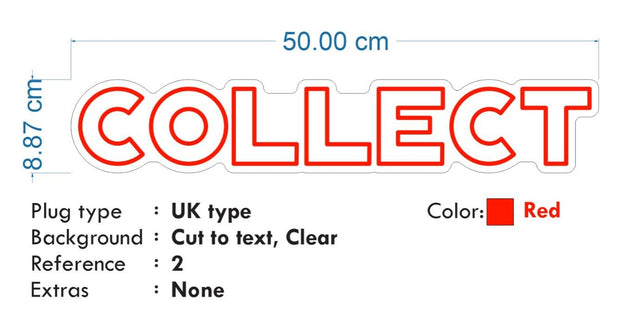 Custom neon - Collect | Hotter than your Ex  -  incl Shipping and 2yrs Warranty