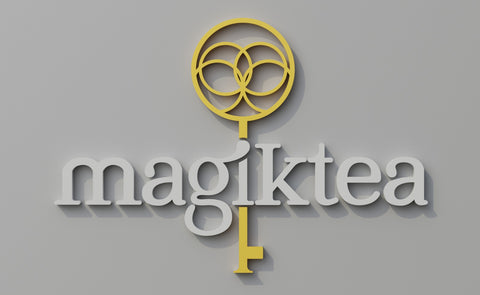 Custom 3D Channel Letter | Magiktea  - White and Gold Face  -  incl Shipping, and 2yrs Warranty