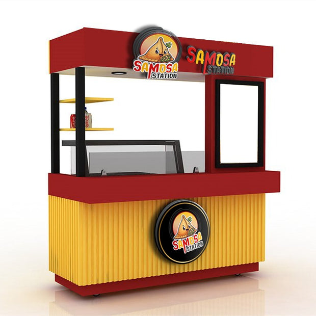 Custom 3D Channel Letter | Samosa Station - Top Sign Cart  - 80cm - illuminated in white light - incl Shipping, and 2yrs Warranty