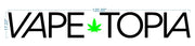 Custom 3D Channel Letter + Free indoor neon sign | VAPE TOPIA  - Size: 122inch   x 17inch - White and Green Face, Blue and Green Backlit -  incl Delivery 2yrs Warranty