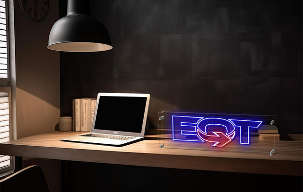 Custom Neon for Allison - EQT signs  - dimmer and delivery