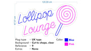 Custom Neons for Jess - Lollypop and Siren Studio - Remote dimmer and Delivery