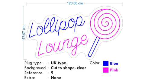 Custom Neons for Jess - Lollypop and Siren Studio - Remote dimmer and Delivery