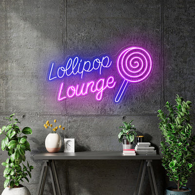 Custom Neons for Jess - Lollypop and Siren Studio - Remote dimmer and Delivery