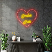 Custom Neon -  MidFlo Size: 24 x 15inch | Sacha Pete Size: 25 * 22inch - indoor Sign (2yrs Warranty)