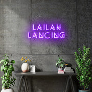 Custom neon - Lailah   -20 x 8inch  -  RGB  Multicolor - incl Shipping and 2yrs Warranty