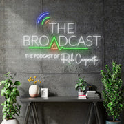 Custom neon - The Broadcast by Robert Carpenito  - 40x 28inch  - incl Shipping and 2yrs Warranty