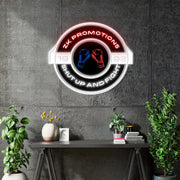 Custom Neon - ZK Promotions - Size: 60cm x 52cm   - indoor Signs