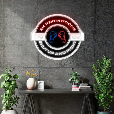 Custom Neon - ZK Promotions - Size: 60cm x 52cm   - indoor Signs