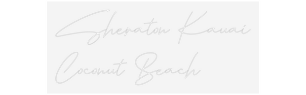 Custom Neon: Sheraton Kaua...