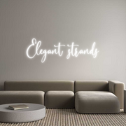 Custom Neon: Elegant strands