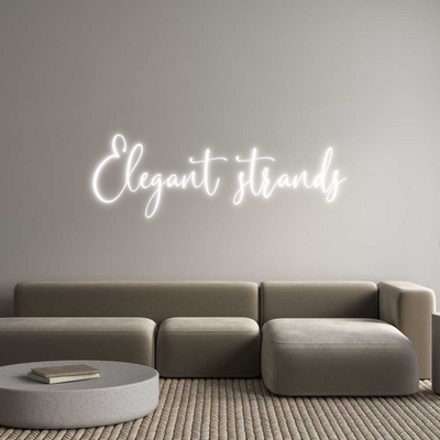 Custom Neon: Elegant strands