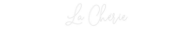 Custom Neon: La Chérie
