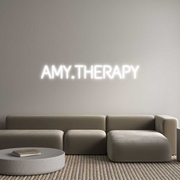 Custom Neon: AMY.THERAPY