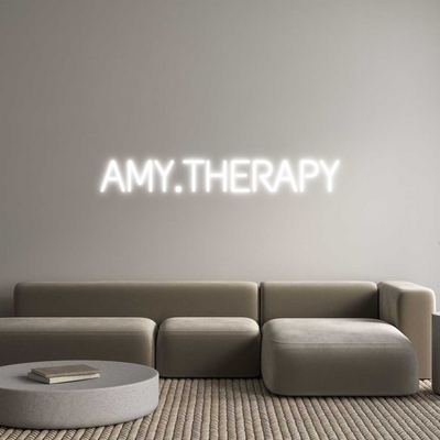 Custom Neon: AMY.THERAPY